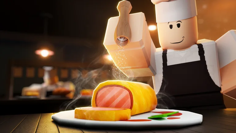 Run a Restaurant! chef preparing food in a warm kitchen